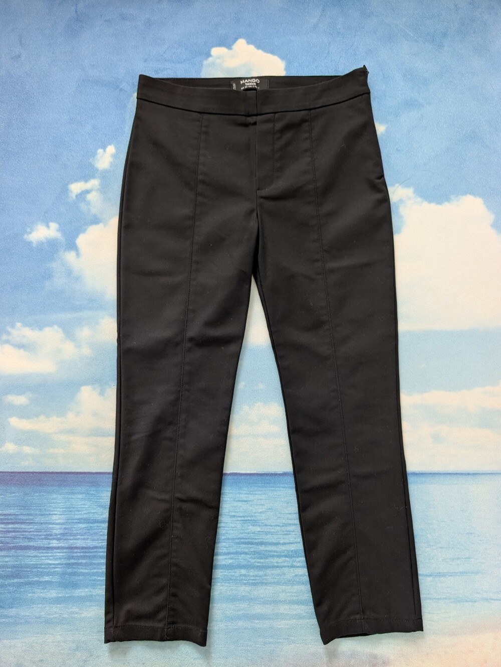 Mango Black Tailored Slim Dress Pants XS, Size 2